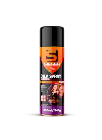 Cola Spray Tapeceiro 500ML Sieger