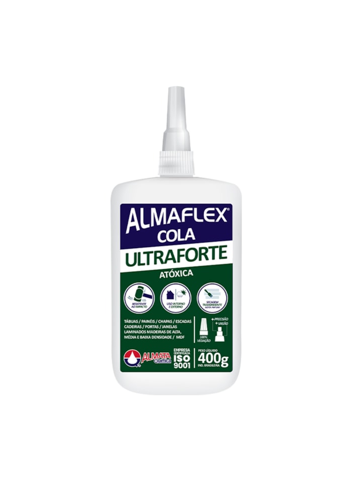 Cola Ultra Forte Resistente a Umidade e Temperatura Almaflex 400G