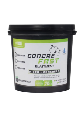 Concre Fast Elastment, 20KG - Secagem Rápida e Alta Resistência