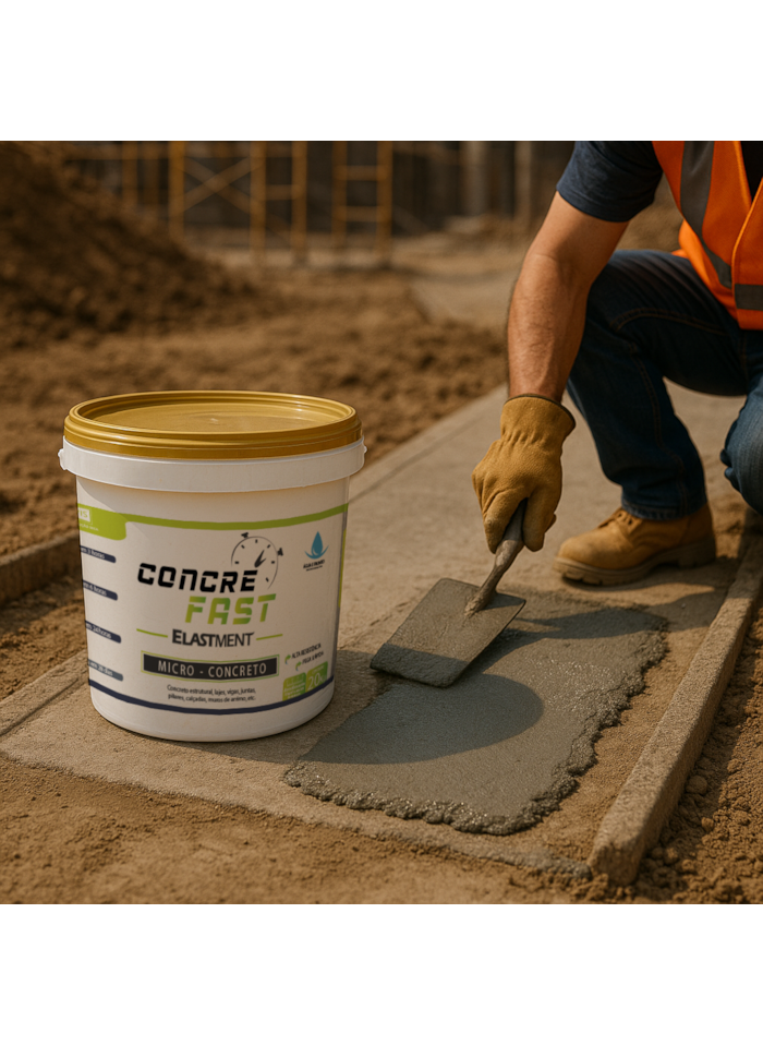 Concre Fast Elastment, 4KG - Secagem Rápida e Alta Resistência