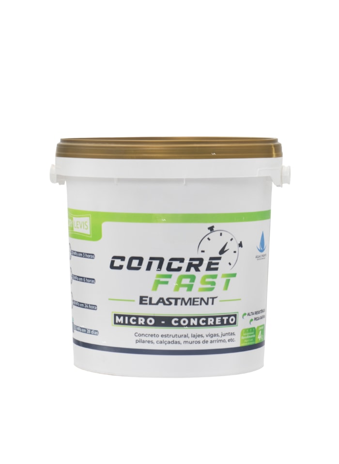 Concre Fast Elastment, 4KG - Secagem Rápida e Alta Resistência