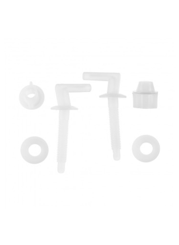 Conjunto de Fixação para Assentos Sanitários Branco Atlas