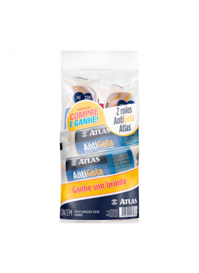 Conjunto Rolo de Pintura Brasileirinho Promocional Atlas - 2 peças