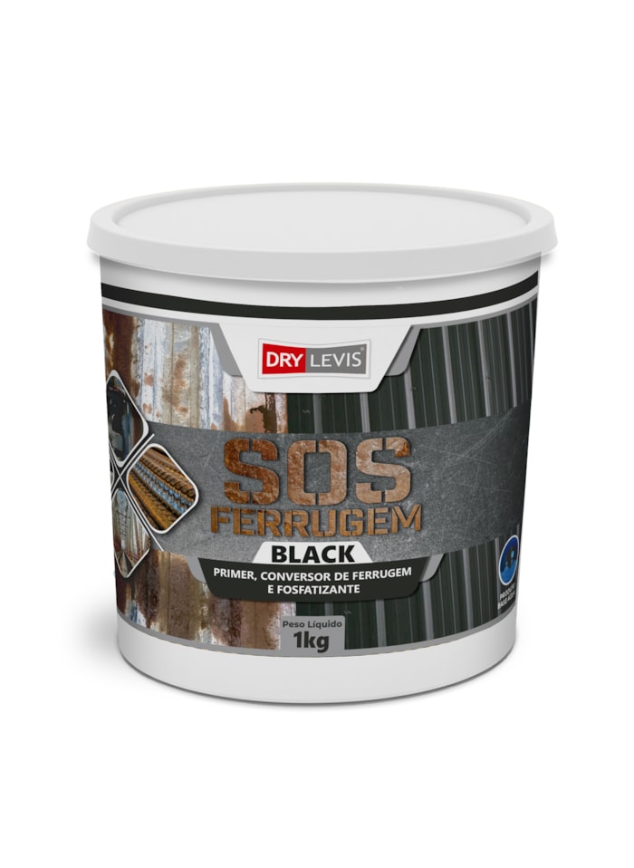 Convertedor de Ferrugem SOS Ferrugem 1KG Black Base água