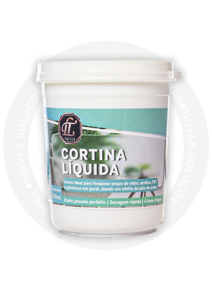 Cortina Líquida LT Shine, 250ML Fosco - Secagem Rápida, Efeito Jateado