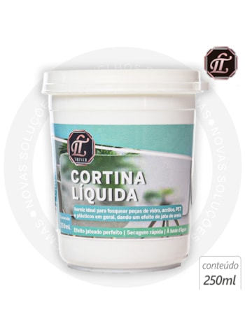 Cortina Líquida LT Shine, 250ML Fosco - Secagem Rápida, Efeito Jateado