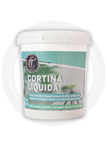 Cortina Líquida LT Shine, 900ML Fosco - Secagem Rápida, Efeito Jateado