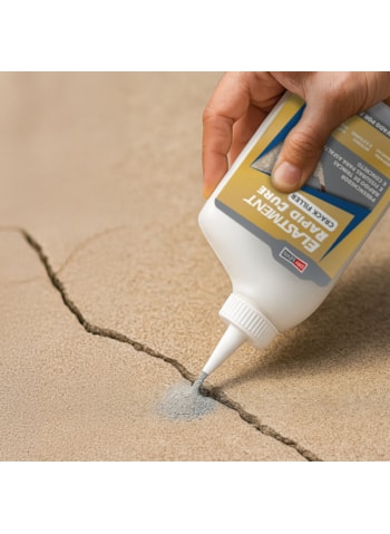 Crack Filler Rapid Cure Elastment, 700G Concreto - Preenchedor de Trincas de Concreto em Pó
