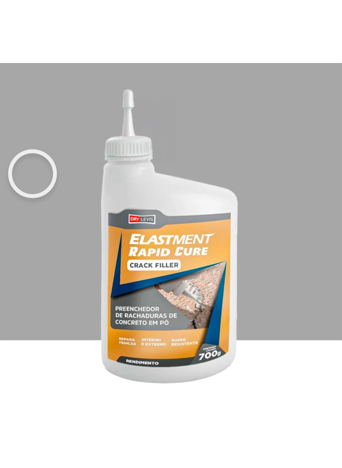 Crack Filler Rapid Cure Elastment, 700G Concreto - Preenchedor de Trincas de Concreto em Pó