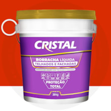 Cristal Borracha Liquida para Telhados e Fachadas 20KG Cerâmica Telha