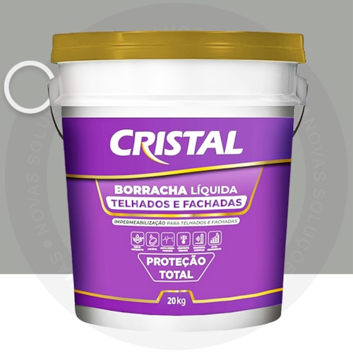 Cristal Borracha Liquida para Telhados e Fachadas 20KG Elefante