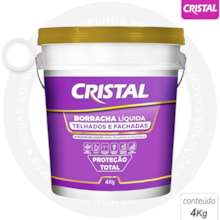 Cristal Borracha Liquida para Telhados e Fachadas 4KG Branco