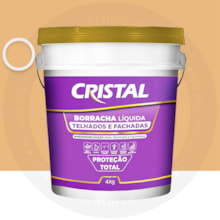 Cristal Borracha Liquida para Telhados e Fachadas 4KG Camurça