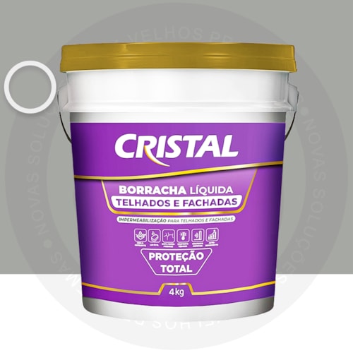 Cristal Borracha Liquida para Telhados e Fachadas 4KG Elefante