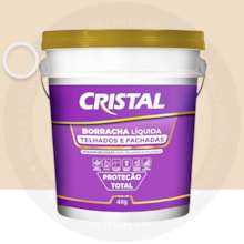 Cristal Borracha Liquida para Telhados e Fachadas 4KG Marfim