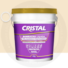 Cristal Borracha Liquida para Telhados e Fachadas 4KG Palha