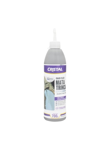 Cristal Crack Filler Mata Trinca - Selante Líquido para Pisos 700G Cinza