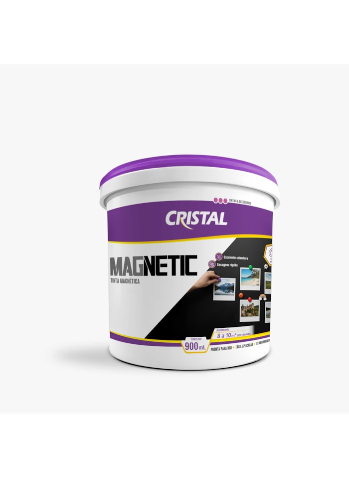 Cristal Megnetic 1,5KG Preto Intenso