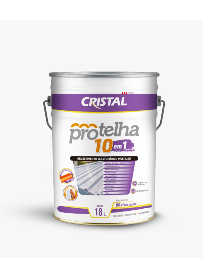 Cristal Protelha 10 em 1 18L Branco