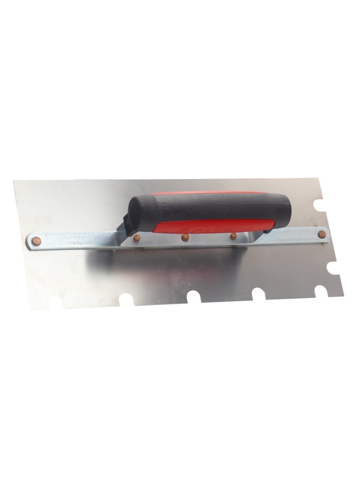 Desempenadeira de Aço Inox 12 x 30cm Dry System Castor