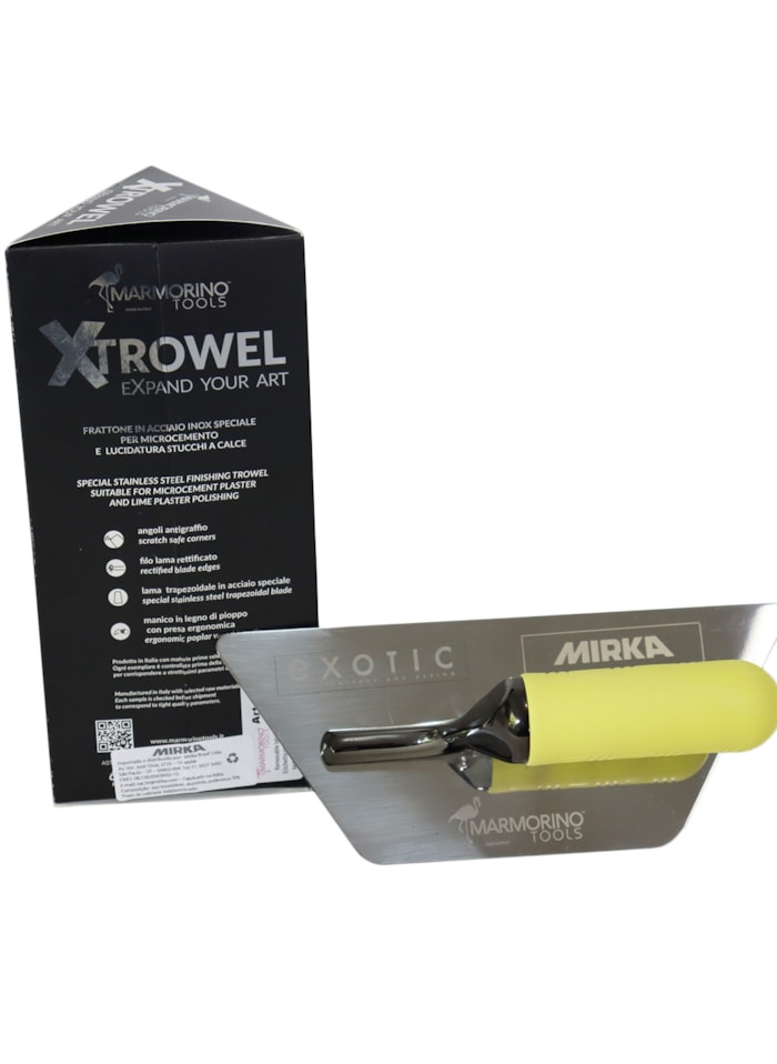 Desempenadeira Trapezoidal Exotic 240x100x0,6mm Marmorino Tools