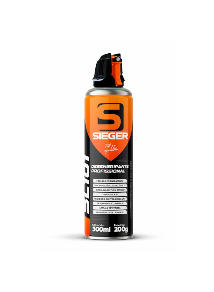 Desengripante Profissional de Alta Performance 300ML Sieger