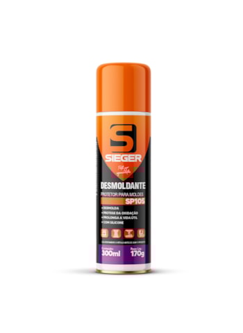 Desmoldante Protetor para Moldes 300ML Sieger
