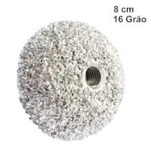 Disco Cogumelo Abaulada de 8cm Grão 16 Cupins de Aço