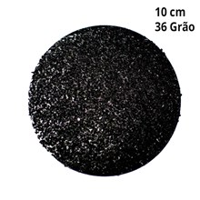 Disco Cogumelo de 10cm Diamante Negro Grão 36 Cupins de Aço