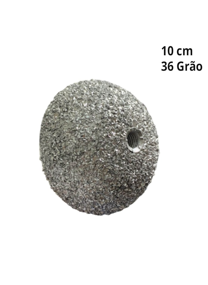 Disco Cogumelo de 10cm Grão 36 Cupins de Aço