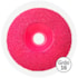 Disco Côncavo Rosa de 12cm Grão 16 sem Rosca - Cupins de Aço