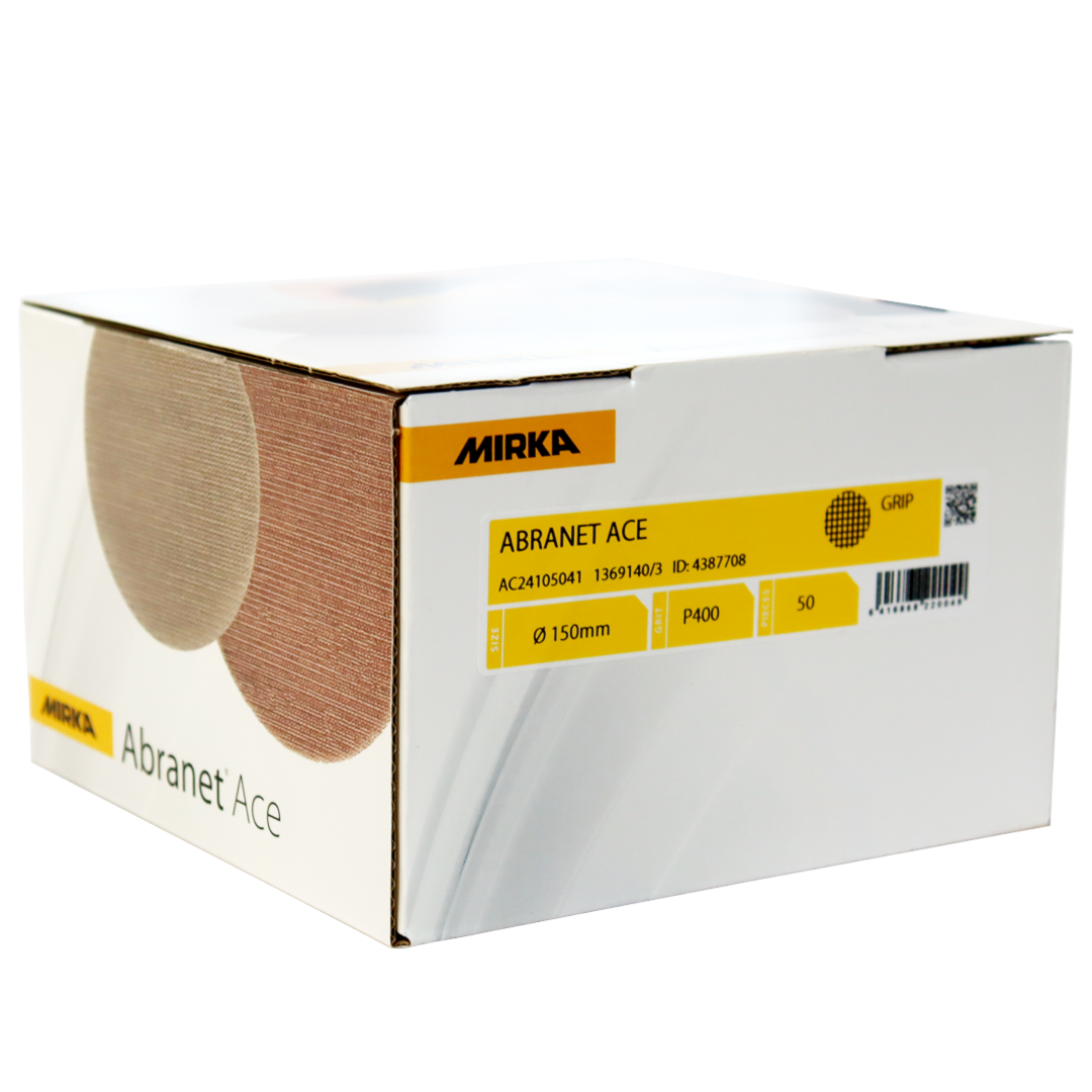 Disco de Lixa Abranet Ace 6 ''/ 150MM P400 Mirka | Escuta o Véio