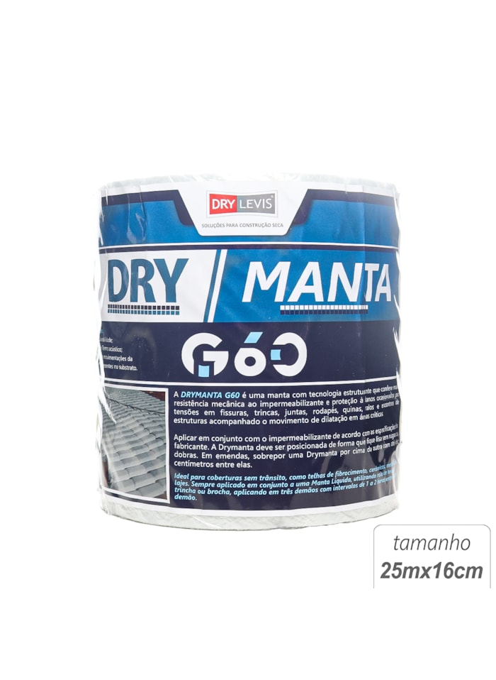 Drymanta Estruturante para Lajes, G60 25M x 16CM