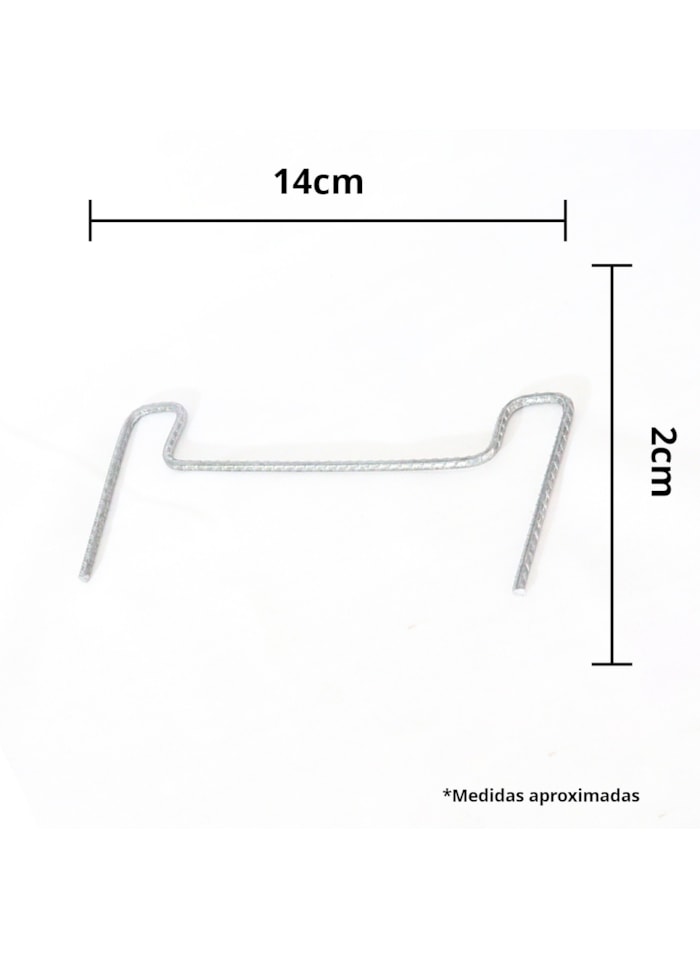 Ecogrampo Grampos para Caixaria 14,0/2,0cm - 1 caixa c/ 40 unidades