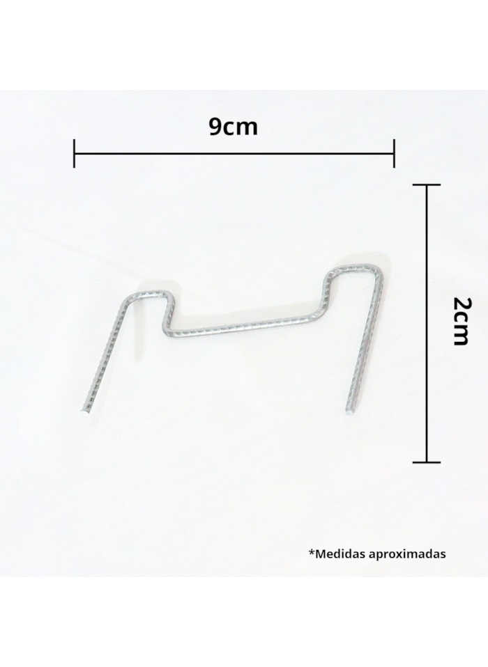 Ecogrampo Grampos para Caixaria 9,0/2,0cm - 1 caixa c/ 40 unidades