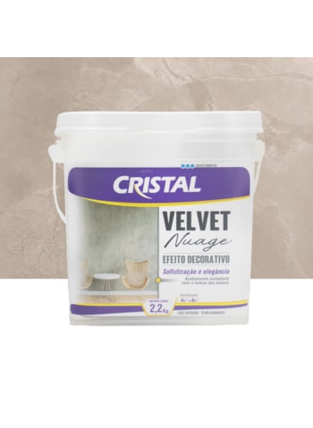 Efeito Decorativo Velvet Nuage Cristal 2,2KG Duna Areia