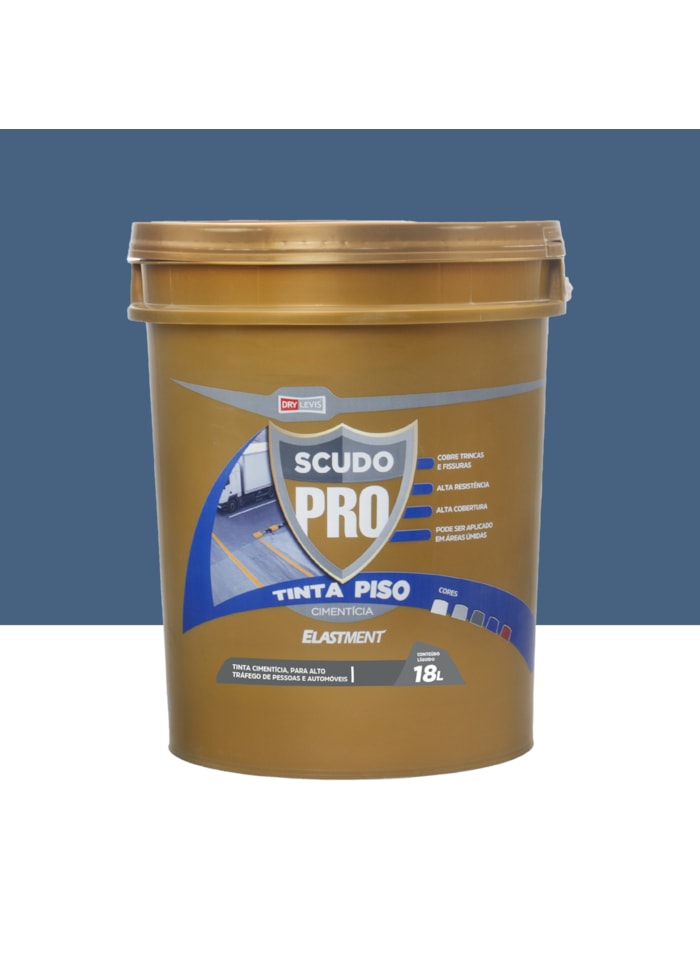 Elastment Scudo Pro Tinta Para Piso 18KG Azul Sport