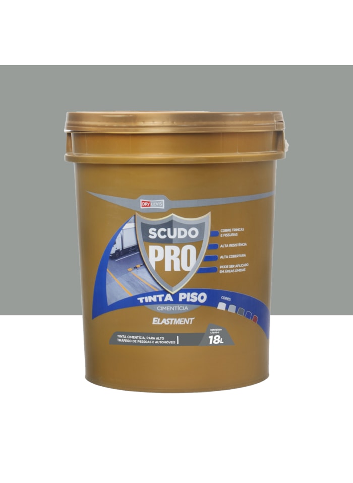 Elastment Scudo Pro Tinta Para Piso 18KG Cinza Concreto