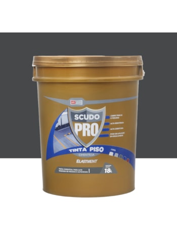 Elastment Scudo Pro Tinta Para Piso 18KG Preto