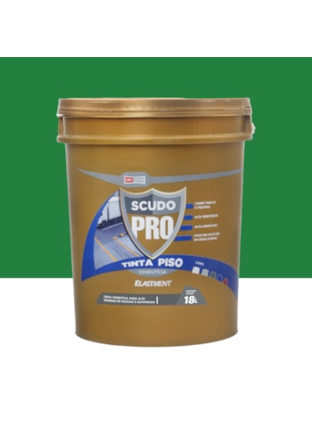 Elastment Scudo Pro Tinta Para Piso 18KG Verde Sport