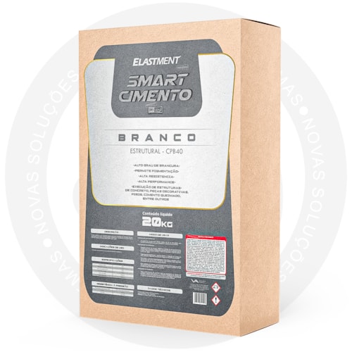 Elastment Smart Cimento Estrutural em Pó - Saco 20KG Branco