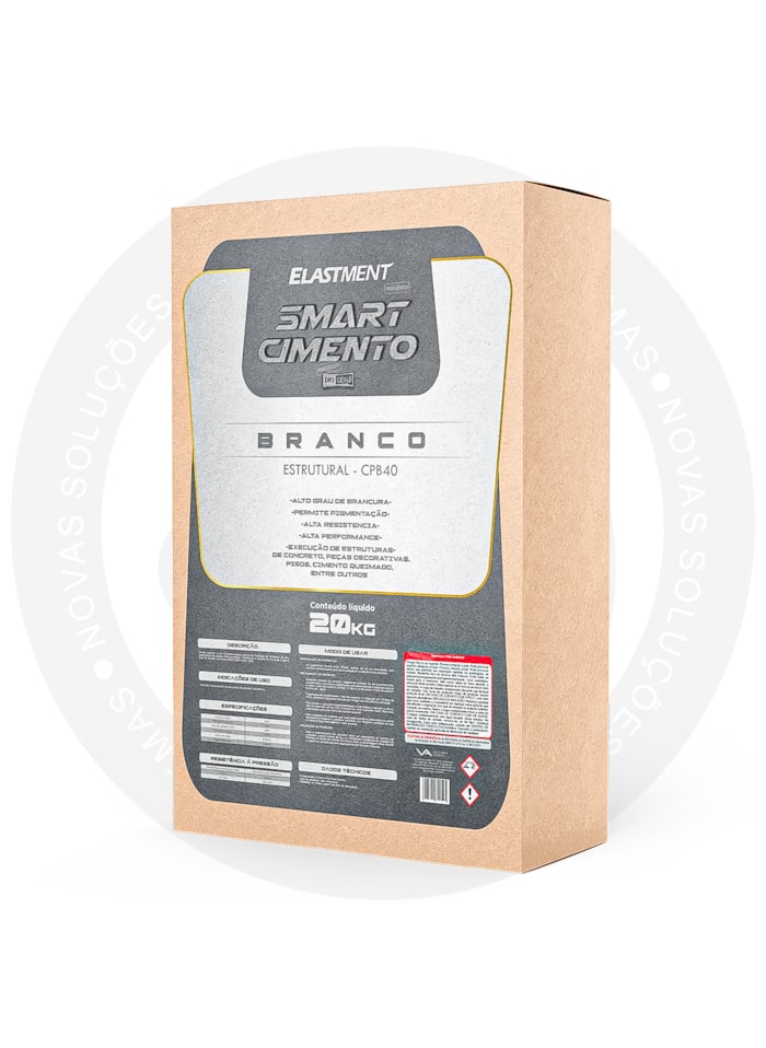 Elastment Smart Cimento Estrutural em Pó - Saco 20KG Branco