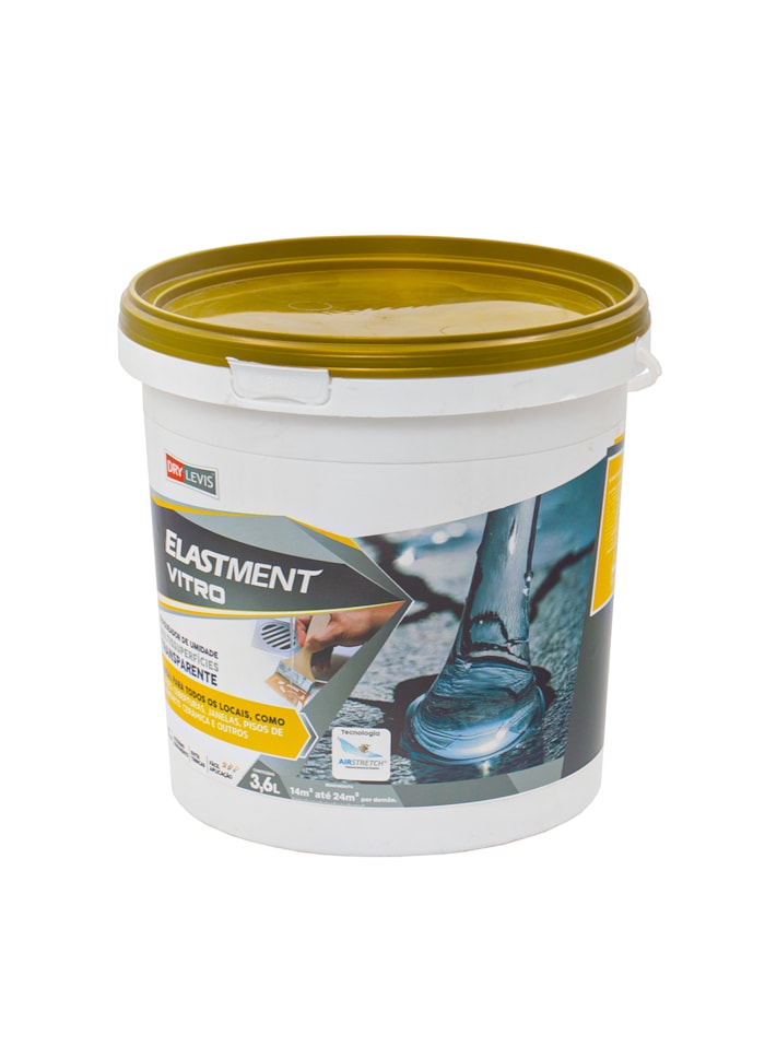 Elastment Vitro Impermeabilizante Incolor 3,6KG