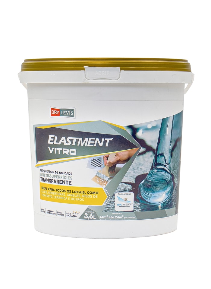 Elastment Vitro Impermeabilizante Incolor 3,6KG