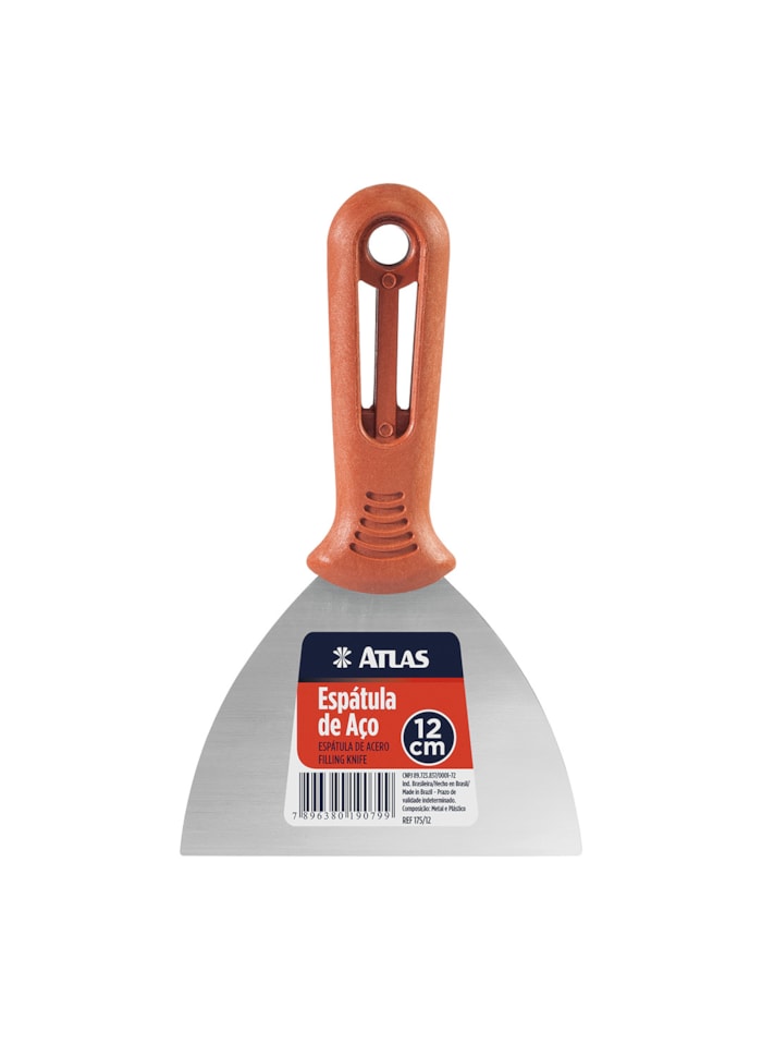 Espatula de Aço Carbono 12cm Atlas