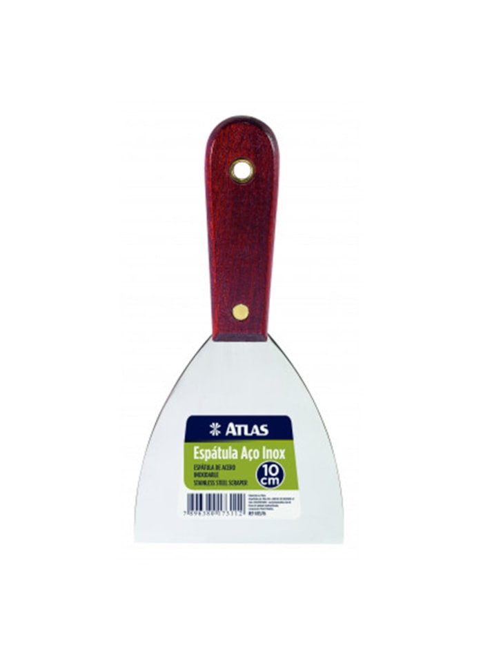 Espátula de Aço Inox 10,2cm Atlas