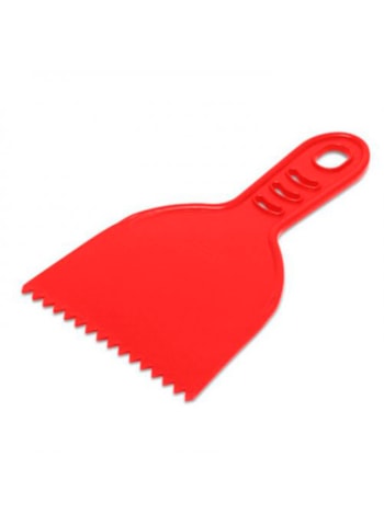 Espátula Plástica Dentada C/ Cabo 10CM Roma