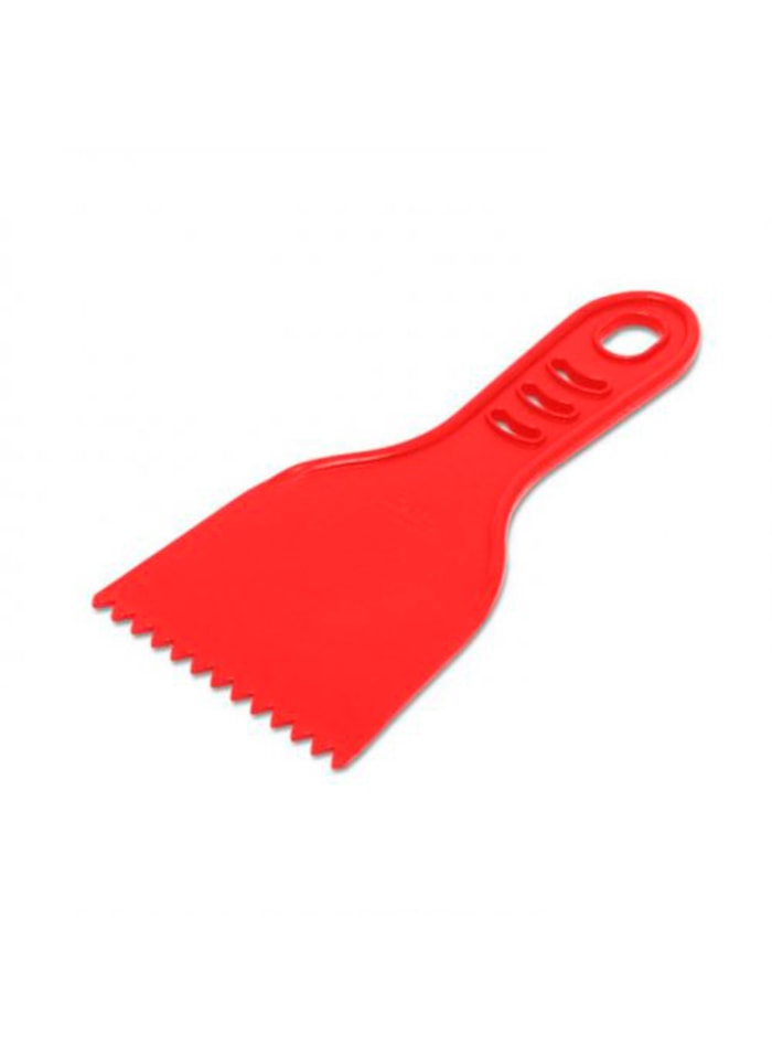 Espátula Plástica Dentada C/ Cabo 8CM Roma