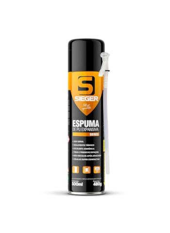 Espuma de PU Expansiva 500ML Sieger