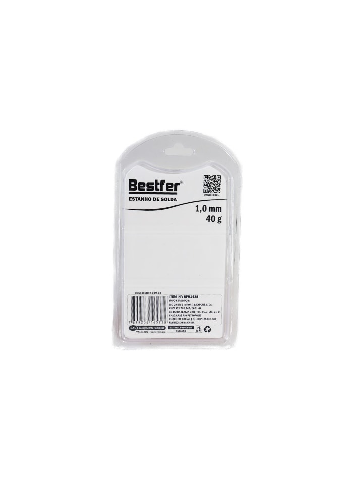 Estanho de Solda 1,0MM 40G Bestfer